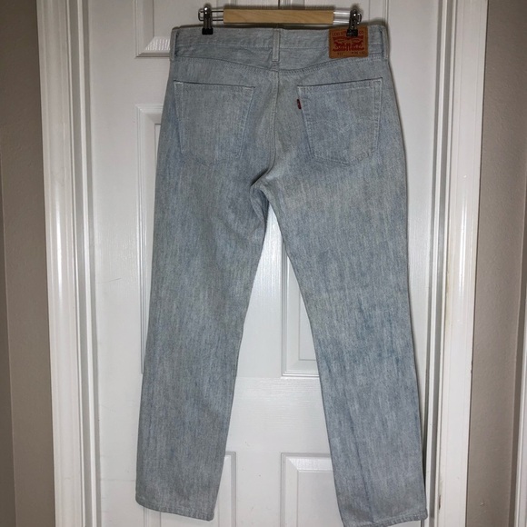 Levi’s 511 100% Cotton Mens Light Bleached Wash Slim Straight Leg Jeans W36 L32 - Picture 6 of 16